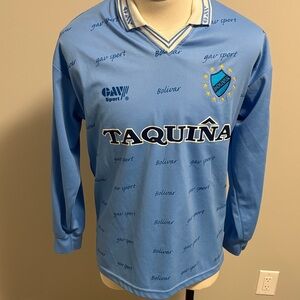 Blue GAV Sport Long Sleeve Jersey